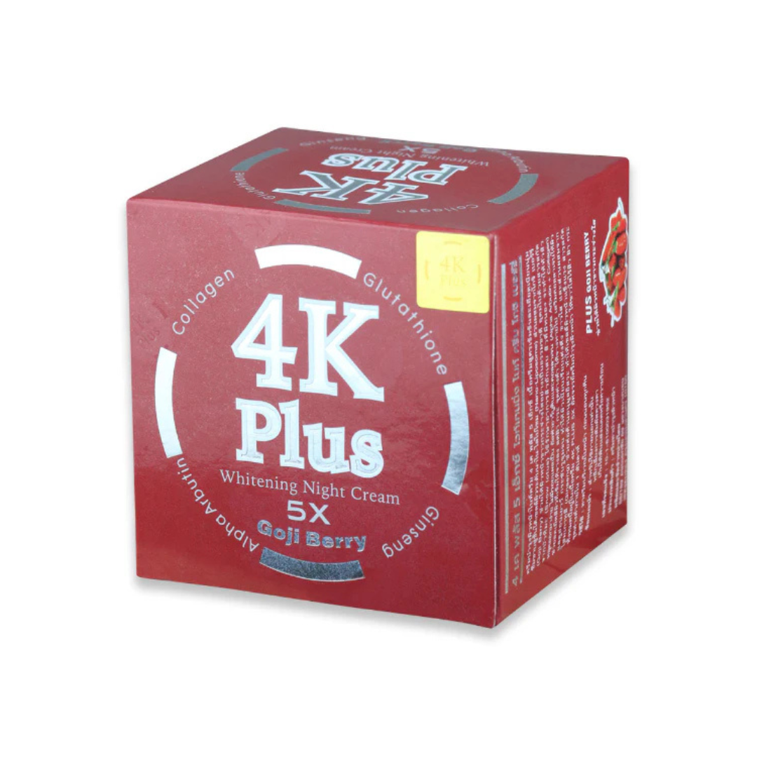 4K PLUS Whitening Night Cream (Goji Berry) 20g