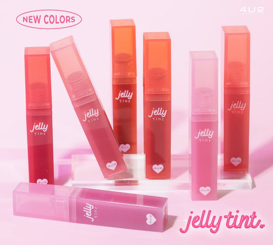 4U2 Jelly Lip Tint Net Wt. 4g | Choose A Shade