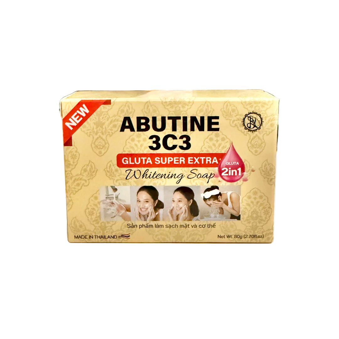 ABUTINE 3C3 Whitening SOap (Gluta Super Extra) by VIVI SKIN CARE 80g