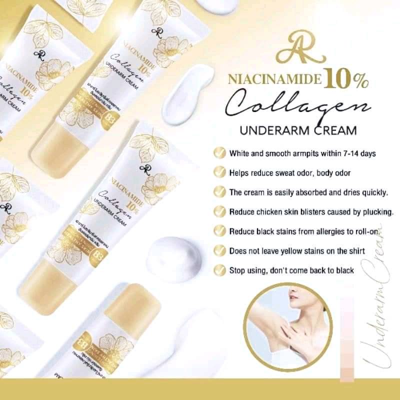 AR Niacinamide 10% Collagen Underarm Cream 15g