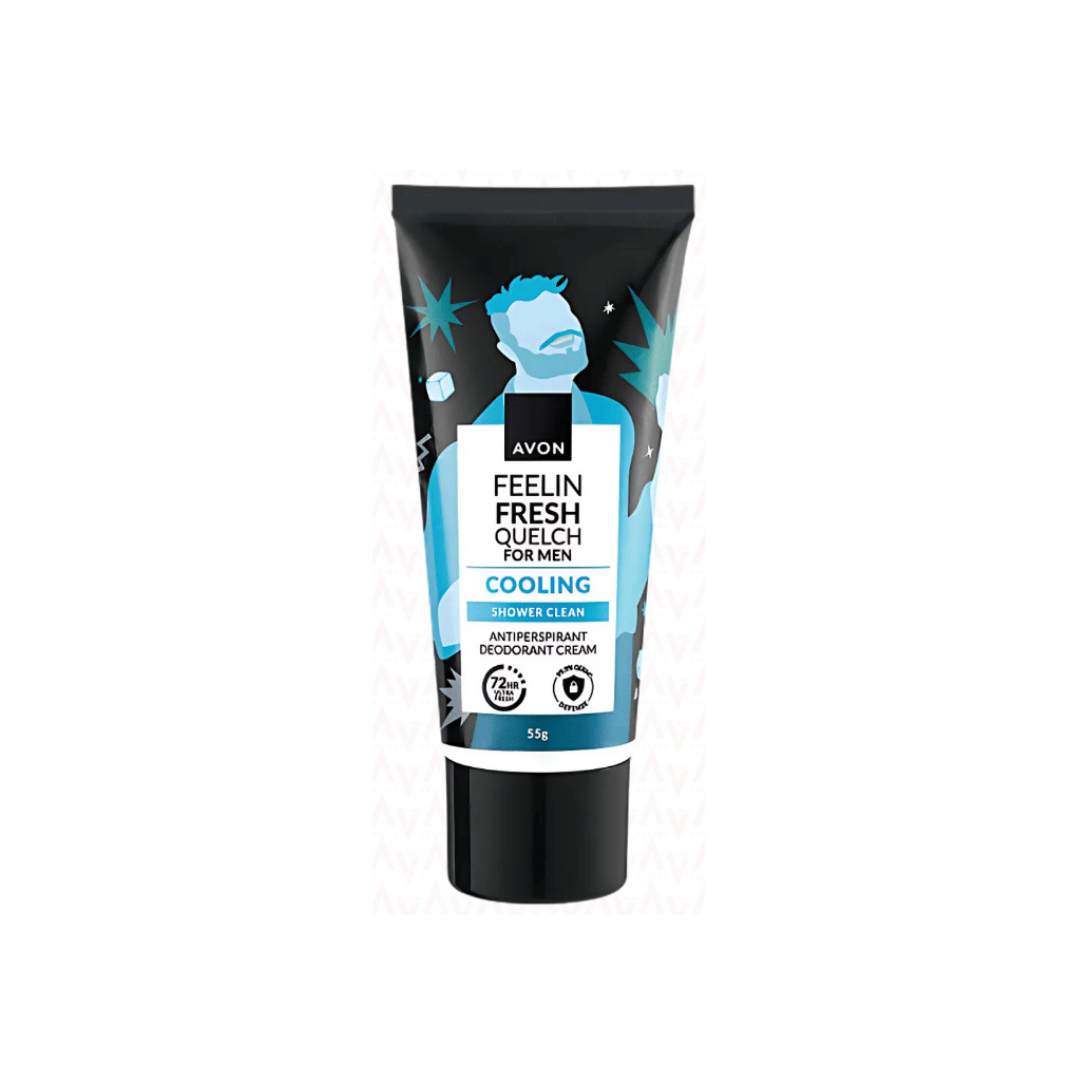AVON Feelin Fresh Quelch For Men Antiperspirant Deodorant Cream (Cooling) 55g