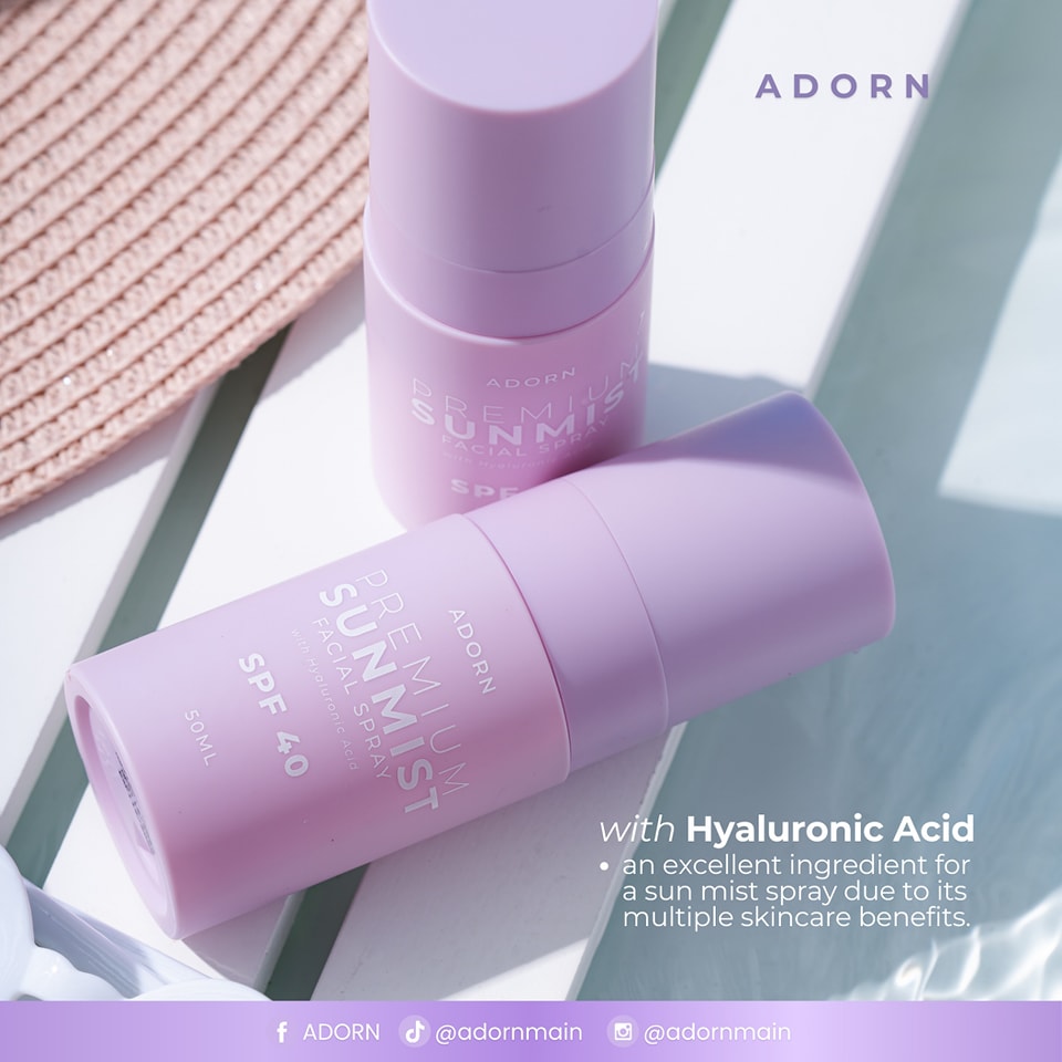 Adorn Premium Sun Mist Facial Spray SPF40 50ml