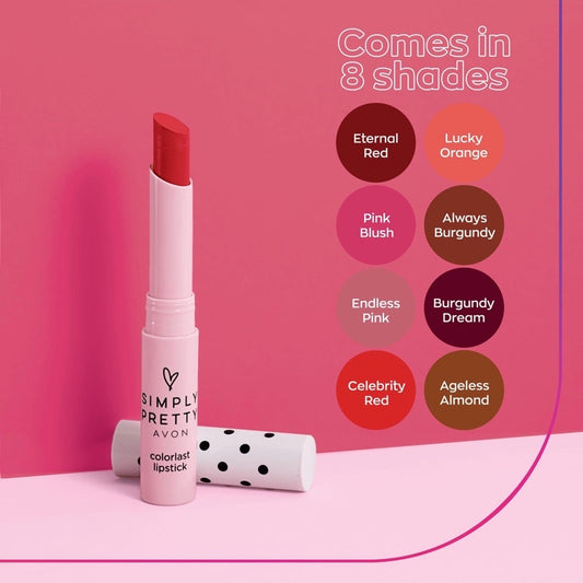 Avon Simply Pretty Colorlast Lipstick | Choose A Shade