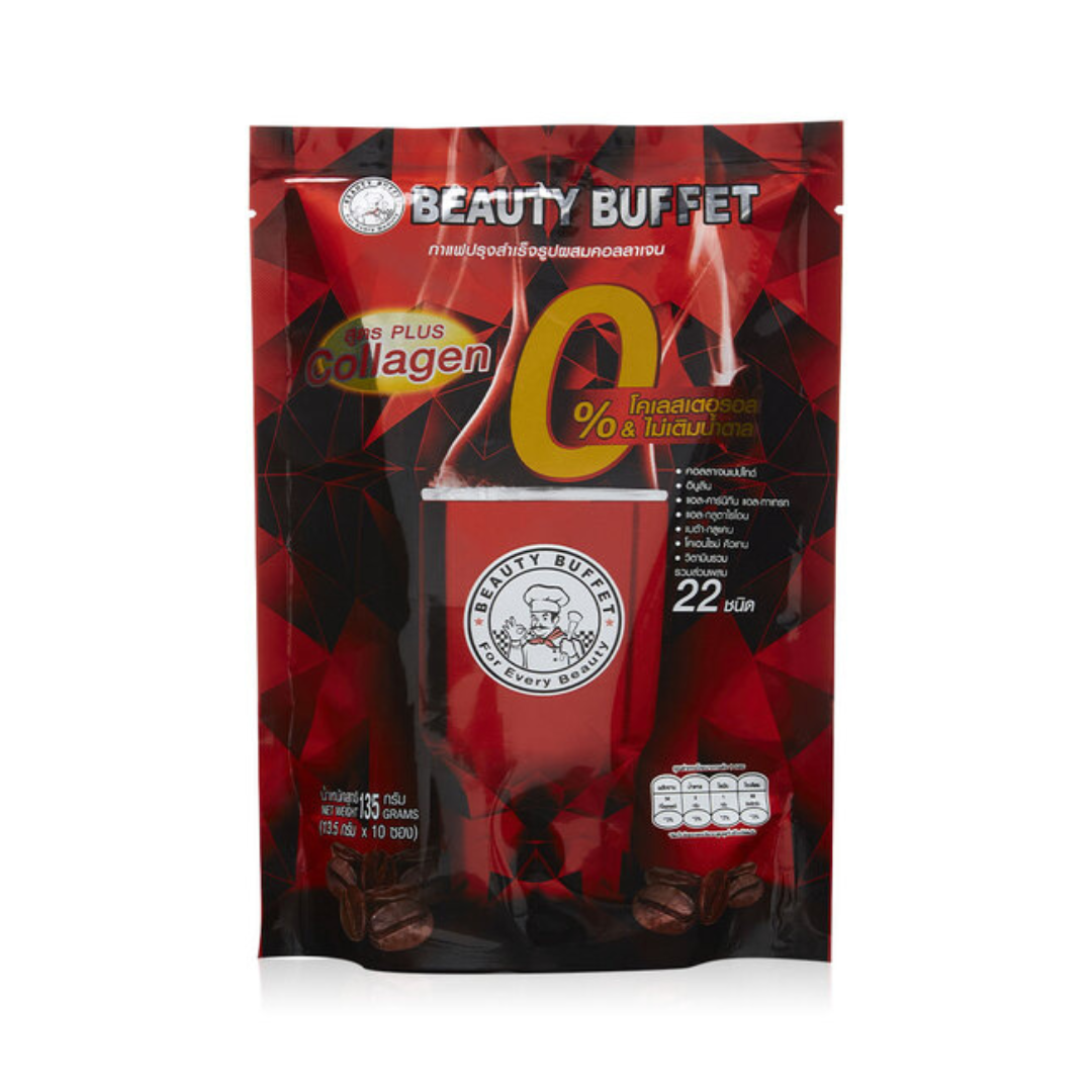 BEAUTY BUFFET Coffee Plus Collagen - 10 Sachets