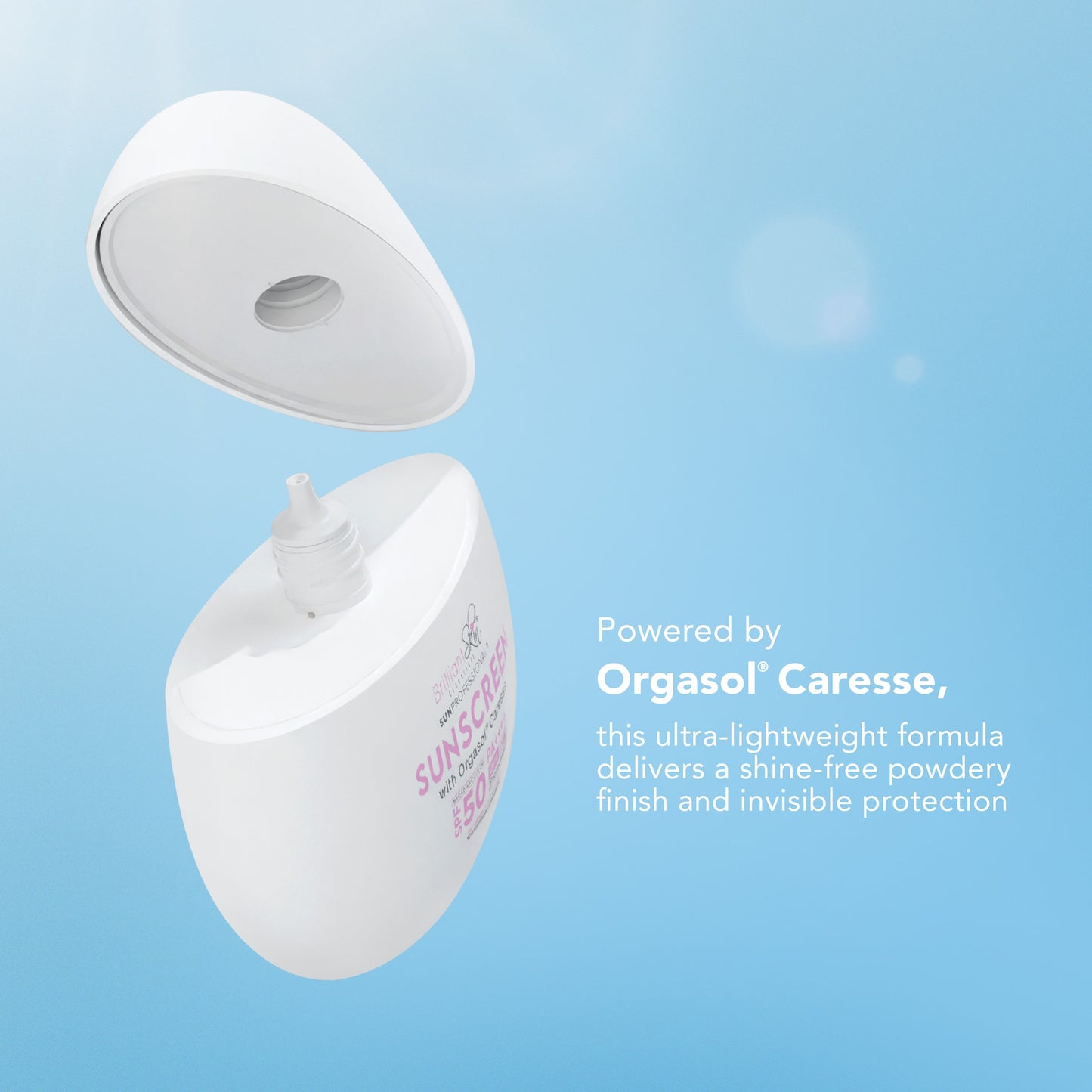 BRILLIANT SKIN ESSENTIALS Sunscreen SPF50 PA++++ (Orgasol Caresse) 50g