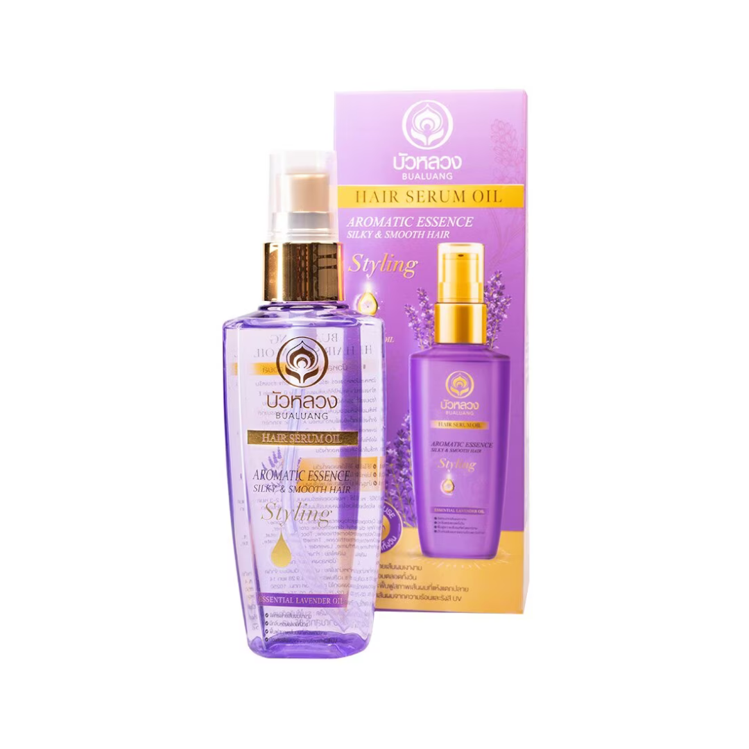 BUALUANG Hair Serum Oil (Lavender - For Silky & Smooth Hair) 85ml