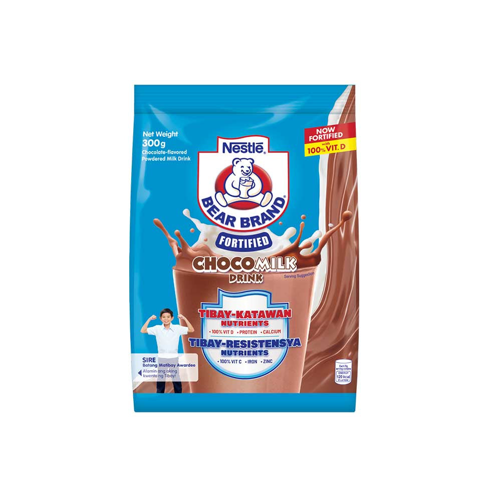 Bear Brand Fortified Choco Milk Drink 300g