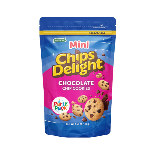 CHIPS DELIGHT Mini Chocolate Chip Cookies (Party Pack) 130g