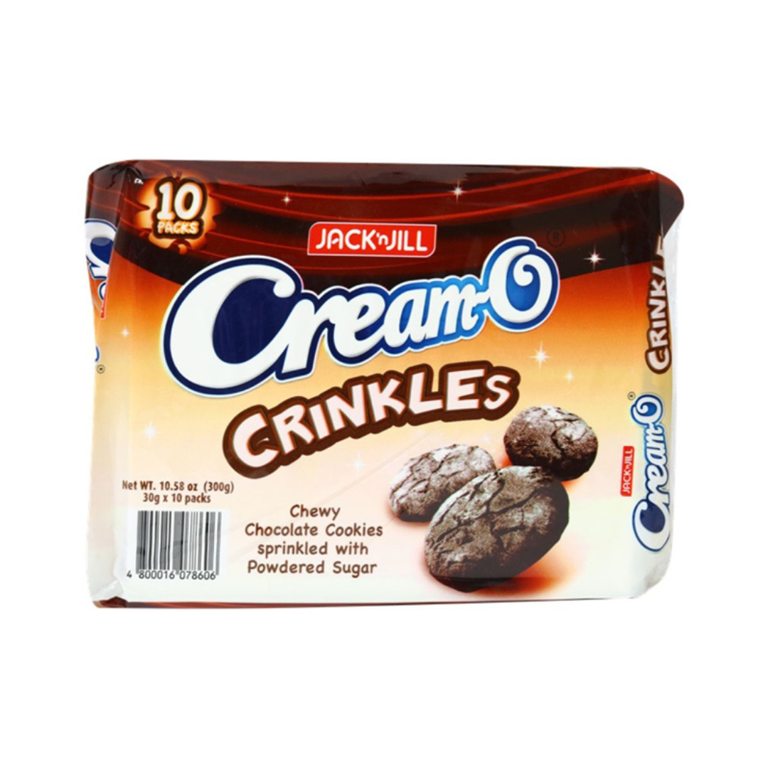 CREAM-O Chewy Chocolate Cookies (Crinkles) - 10s