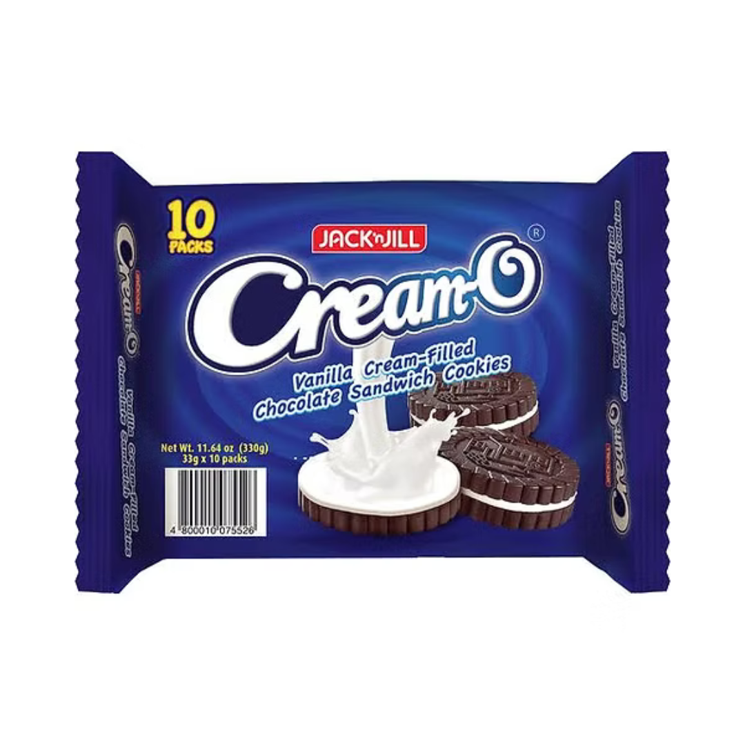 CREAM-O Chocolate Sandwich Cookies (Vanilla Cream-Filled) - 10s