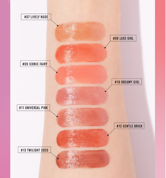 Cathy Doll Wanna Shine Lipstick 3g shades