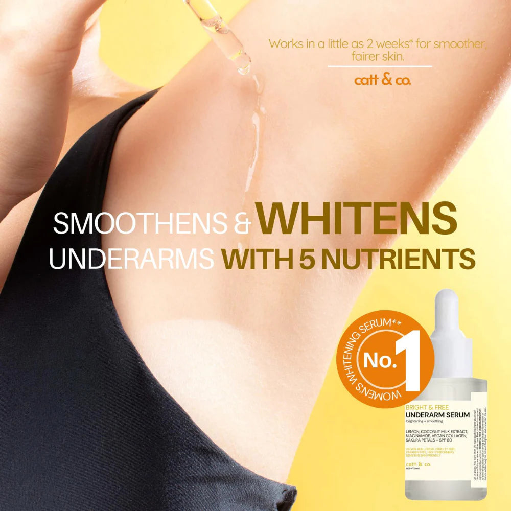 Catt & Co. Bright & Free Underarm Serum (Brightening + Smoothing) 30mL