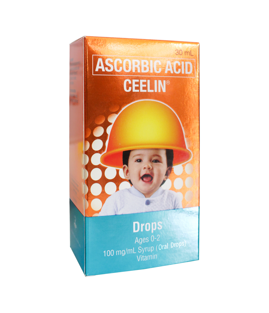 Ceelin Ascorbic Acid Oral Drops (Orange) 30mL