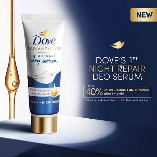 DOVE Radiant + Care Deodorant Dry Serum (Niacinamide + Hyaluronic Acid) 40ml