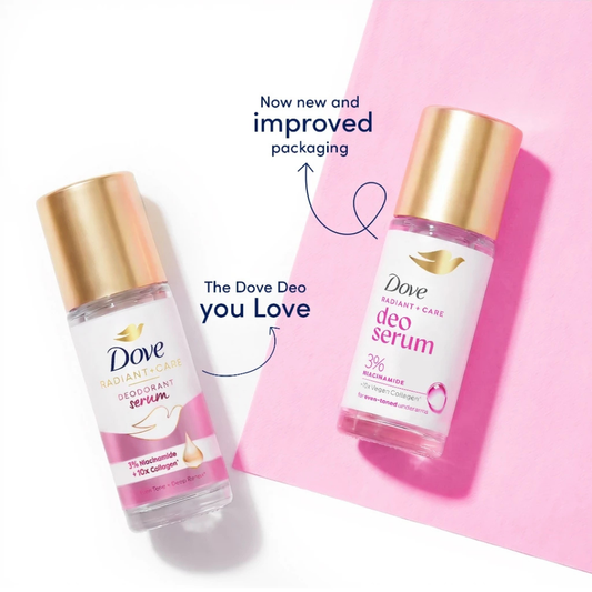 DOVE Radiant + Care Deodorant Serum Roll (Niacinamide + Collagen) 45ml Australia