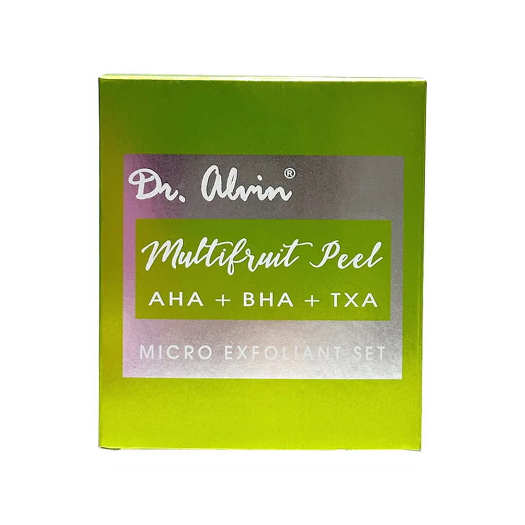 Dr. Alvin Multifruit Peel (AHA+BHA+TXA) Micro Exfoliant Set