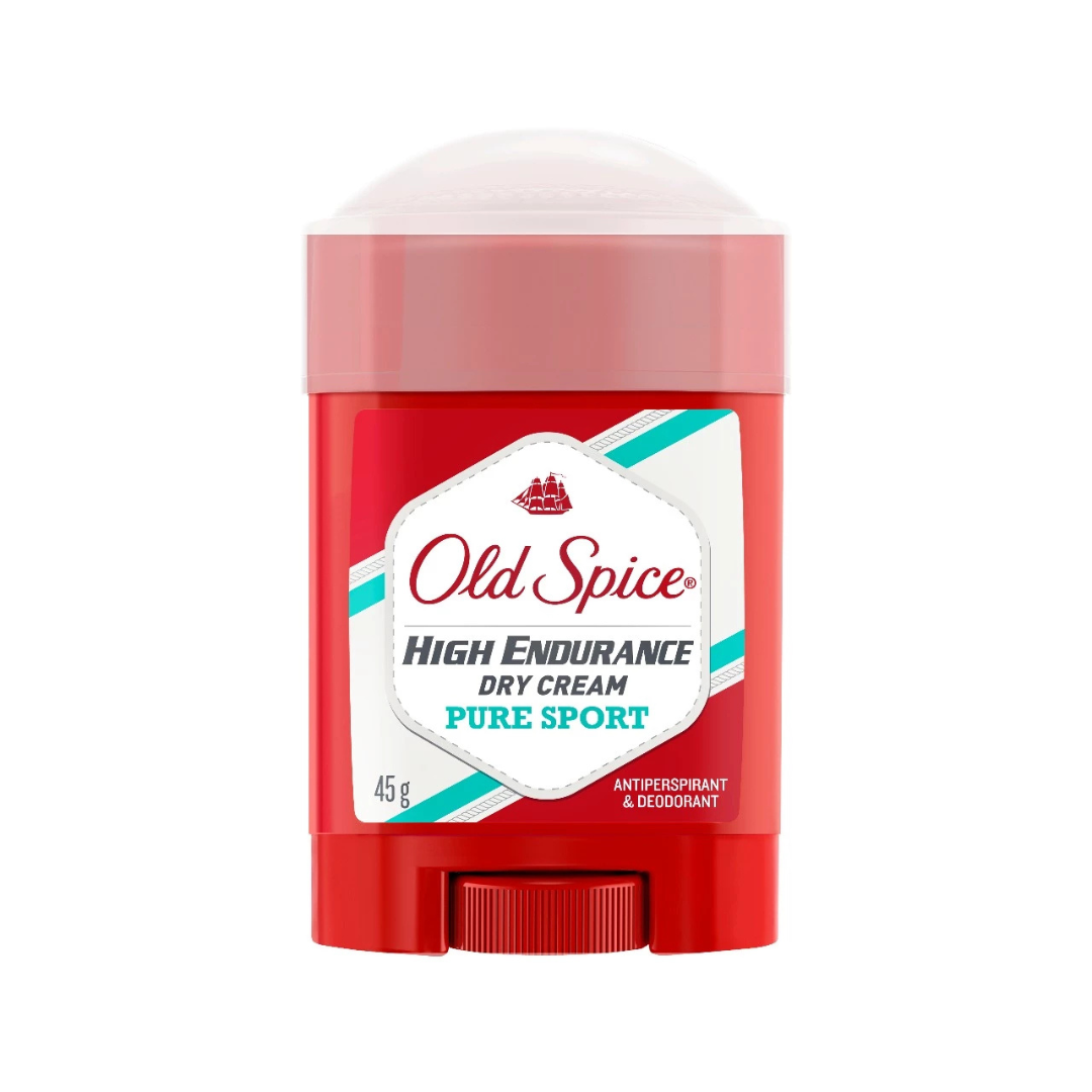 Old Spice High Endurance Dry Cream Deodorant (Pure Sport) 45g Old Spice High Endurance Dry Cream Deodorant (Pure Sport) 45g