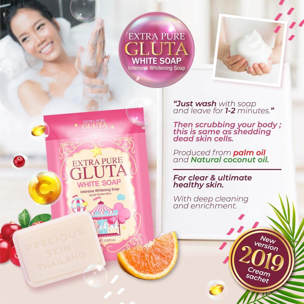 Extra Pure Gluta White Soap by Precious Skin 80g