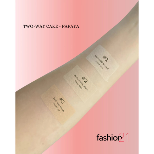 FASHION21 Two Way Cake (with Papaya Extract, SPF 35+)