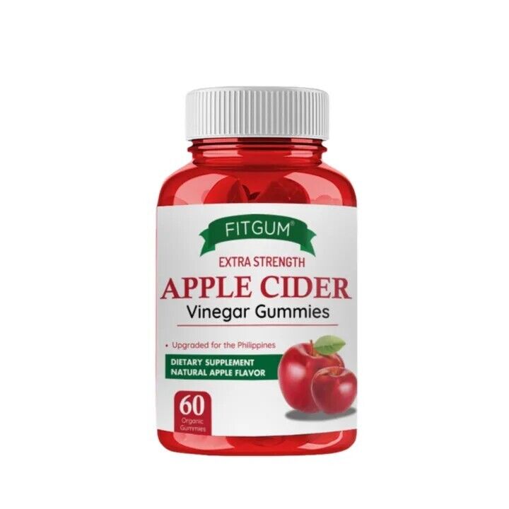 FITGUM Extra Strength Apple Cider Vinegar - 60 Gummies