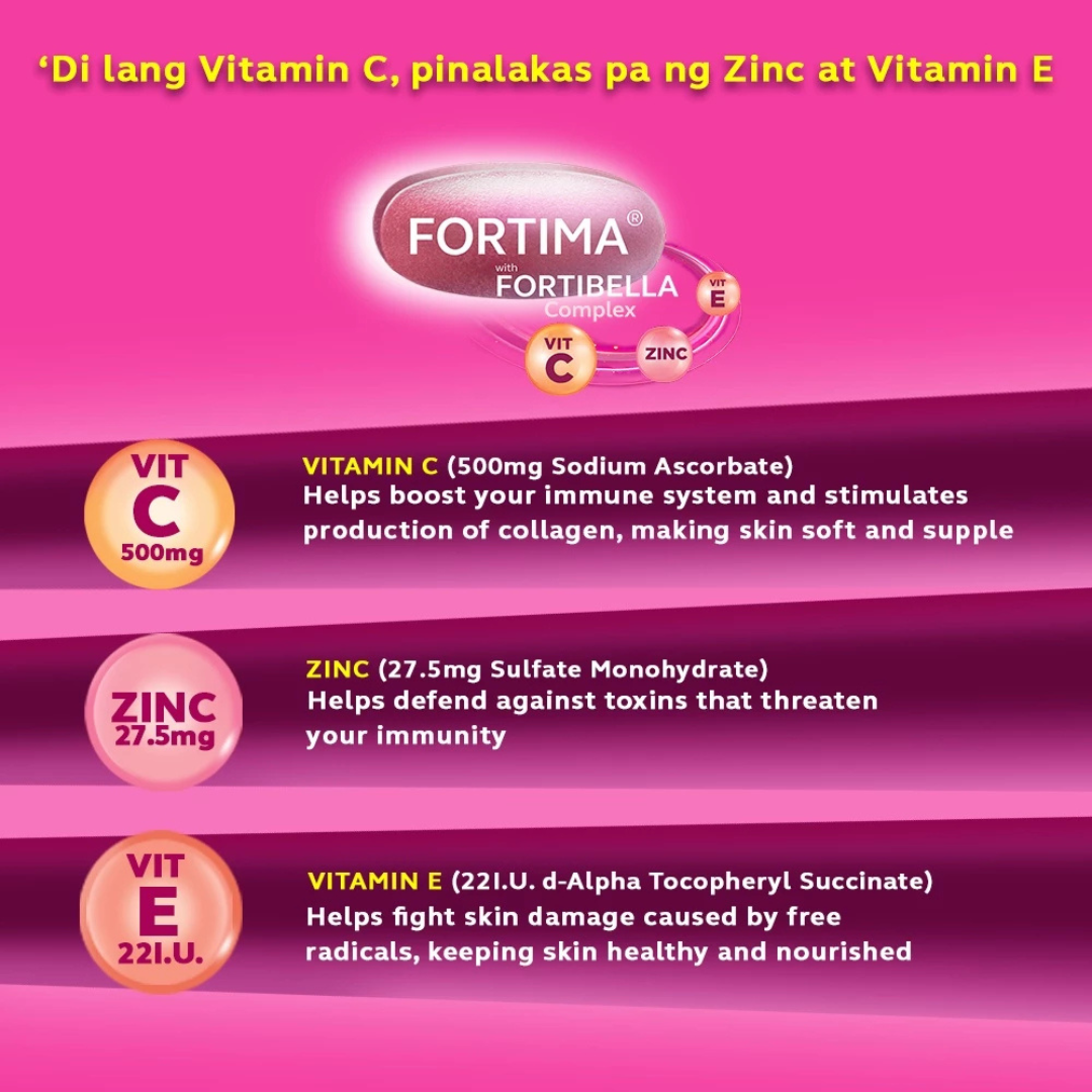 FORTIMA Vitamins and Minerals Film-Coated Tablet - 30s