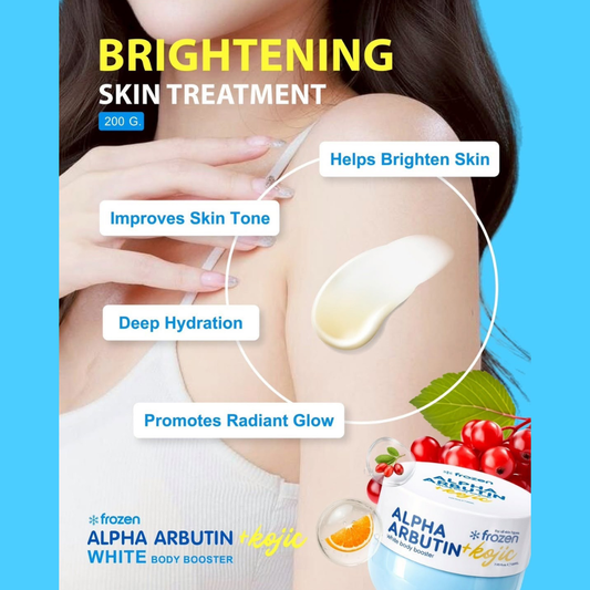 FROZEN White Body Booster (Alpha Arbutin + Kojic) 200g
