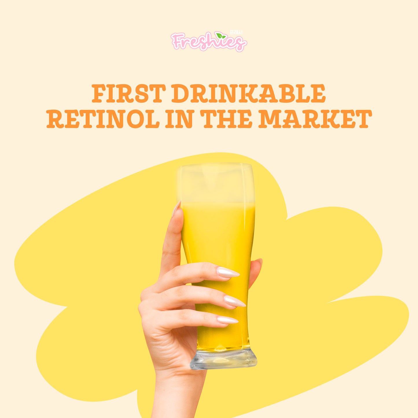 Freshies Mango Milk Drink (Retinol, Glutathione, Adlay Extract Vitamins) 210g (10 Sachets) by Juju Glow