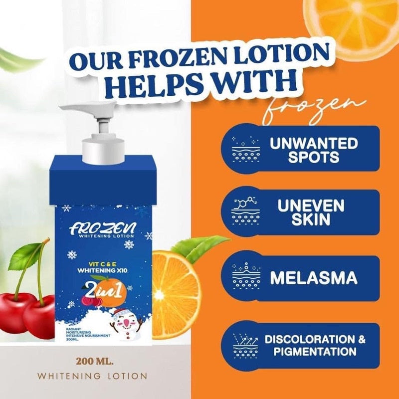 Frozen 2in1 10x Whitening Lotion 200mL