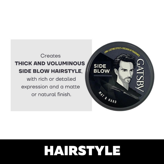 GATSBY Styling Wax (Side Blow Mat & Hard) 75g
