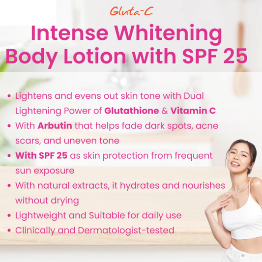 GLUTA-C Intense Whitening Body Lotion (+SPF25) 300ml