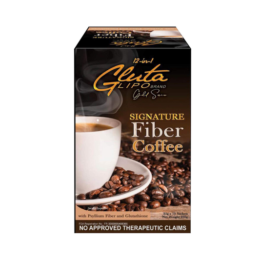 GLUTA LIPO Gold Series Signature (Fiber Coffee) - 10 Sachets