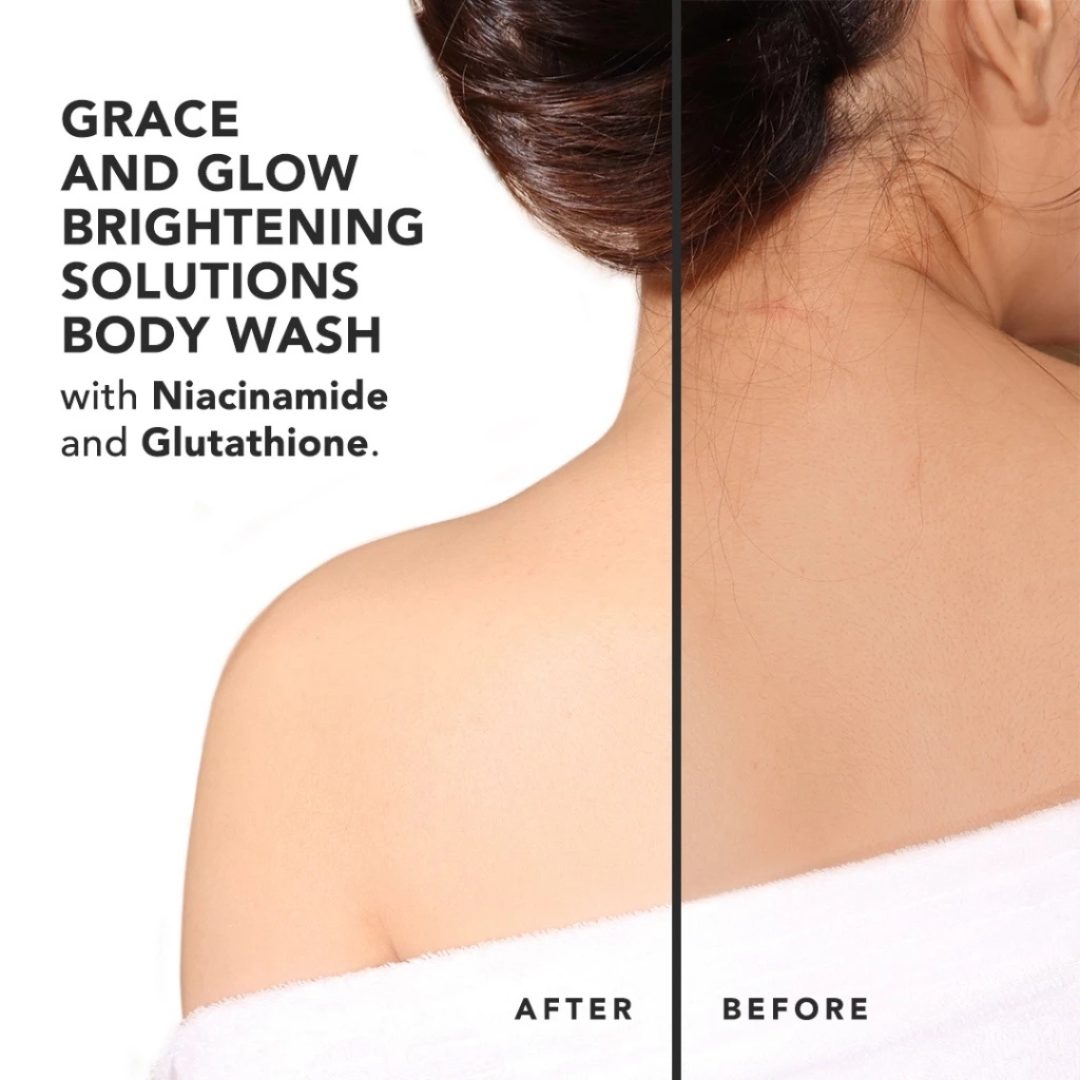 GRACE AND GLOW Brightening Solution Body Wash (Niacinamide + Glutathione) 400ml