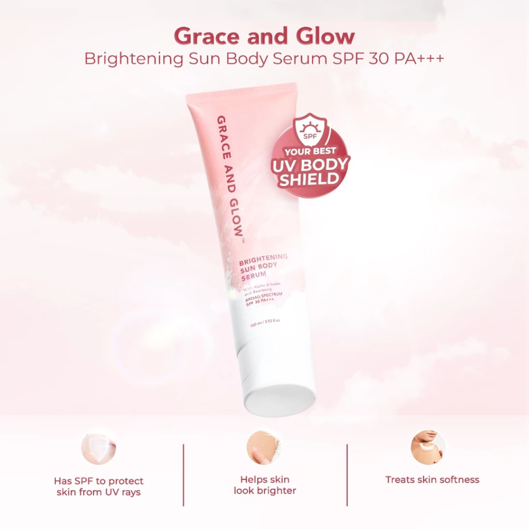 GRACE AND GLOW Brightening Sun Body Serum (SPF30 PA+++) 100ml