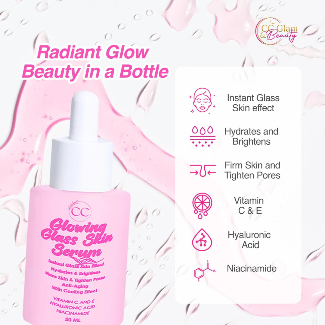 Glowing Glass Skin Serum by CC GLAM & BEAUTY 50ml