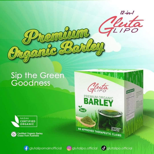 Gluta Lipo Premium Organic Barley (Net Weight 50g)