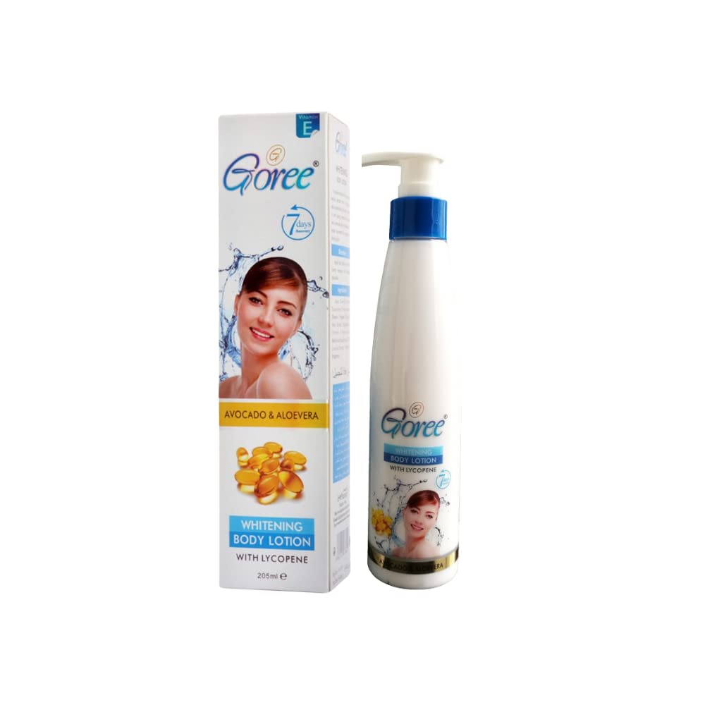 Goree Whitening Body Lotion with Lycopene (Avocado & Aloe Vera) 205mL