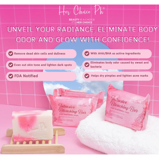 HER CHOICE PH Intensive Bleaching Bar Soap 120g