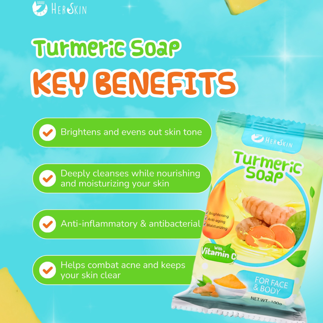 HERSKIN Turmeric Soap (with Vitamin C) 100g