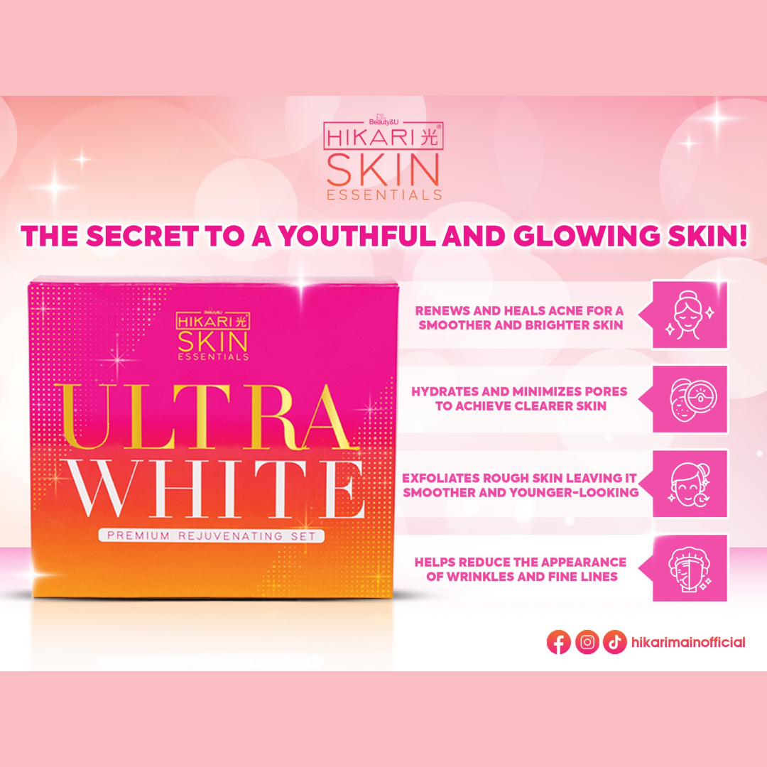 HIKARI SKIN ULTRAWHITE Premium Rejuvenating Set