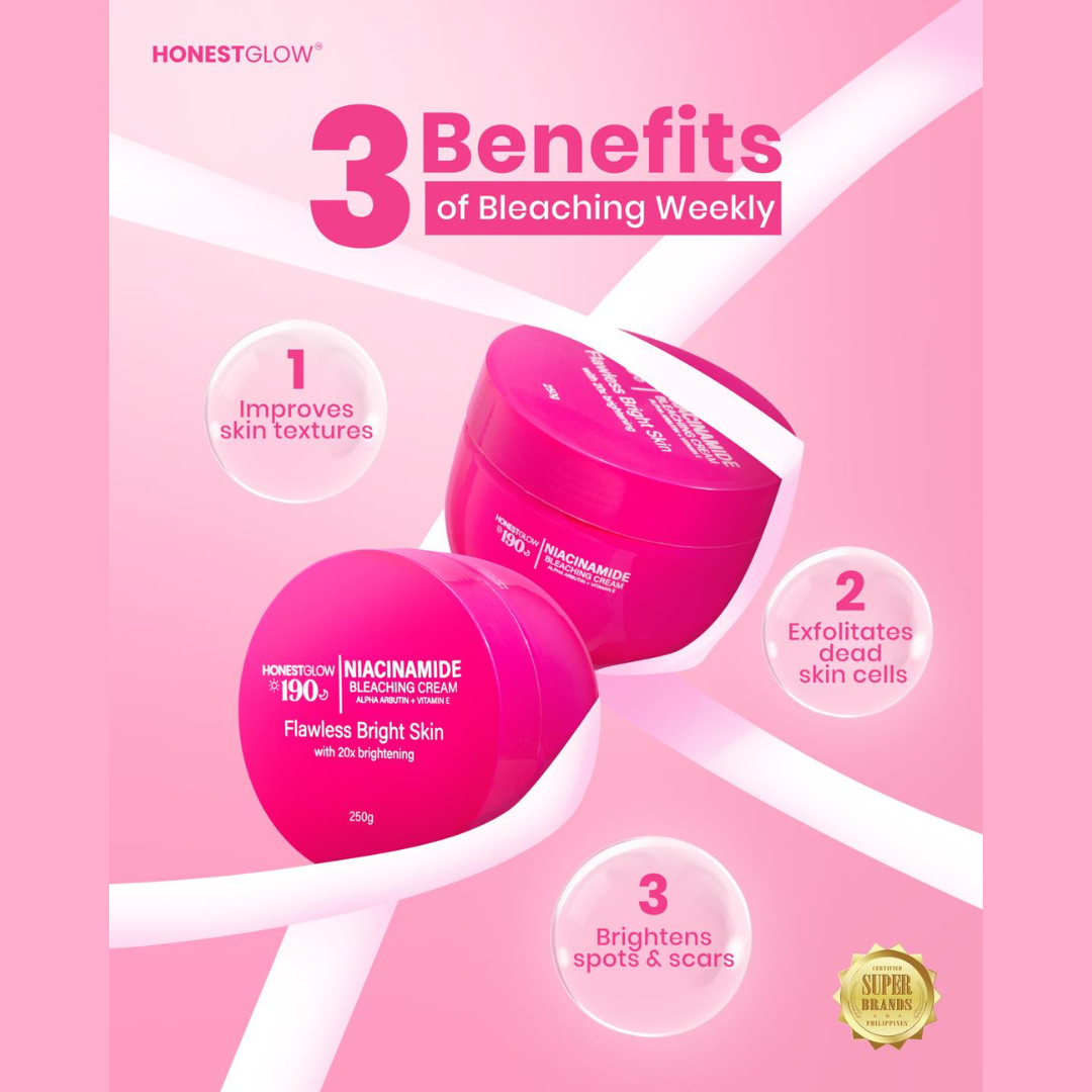 HONEST GLOW 190 Niacinamide Bleaching Cream 250g