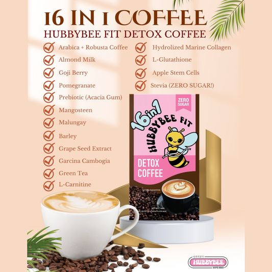 HUBBYBEE Fit 16in1 Detox Coffee - 10 Sachet