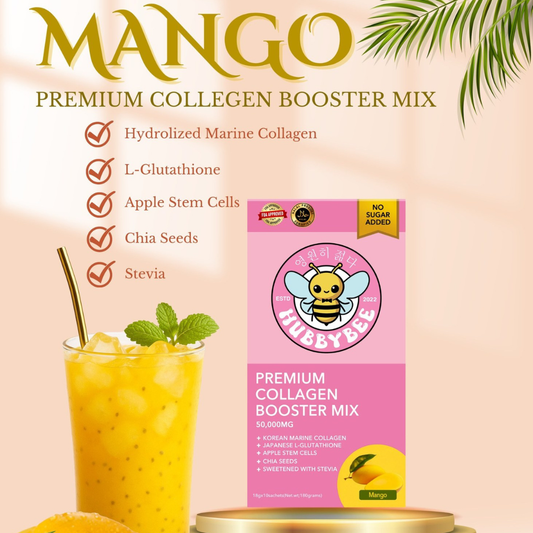 HUBBYBEE Premium Collagen Booster Mix (Mango) - 10 Sachets