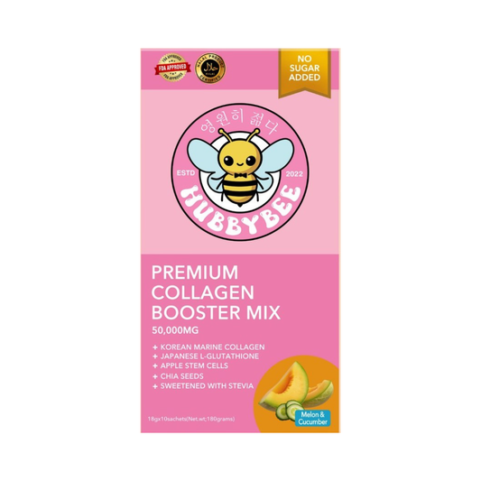HUBBYBEE Premium Collagen Booster Mix (Melon & Cucumber) - 10 Sachets