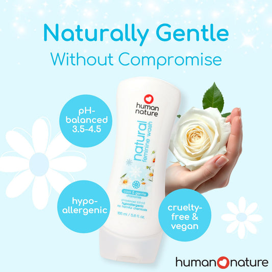 HUMAN NATURE Natural Feminine Wash (Cool & Gentle) 165ml