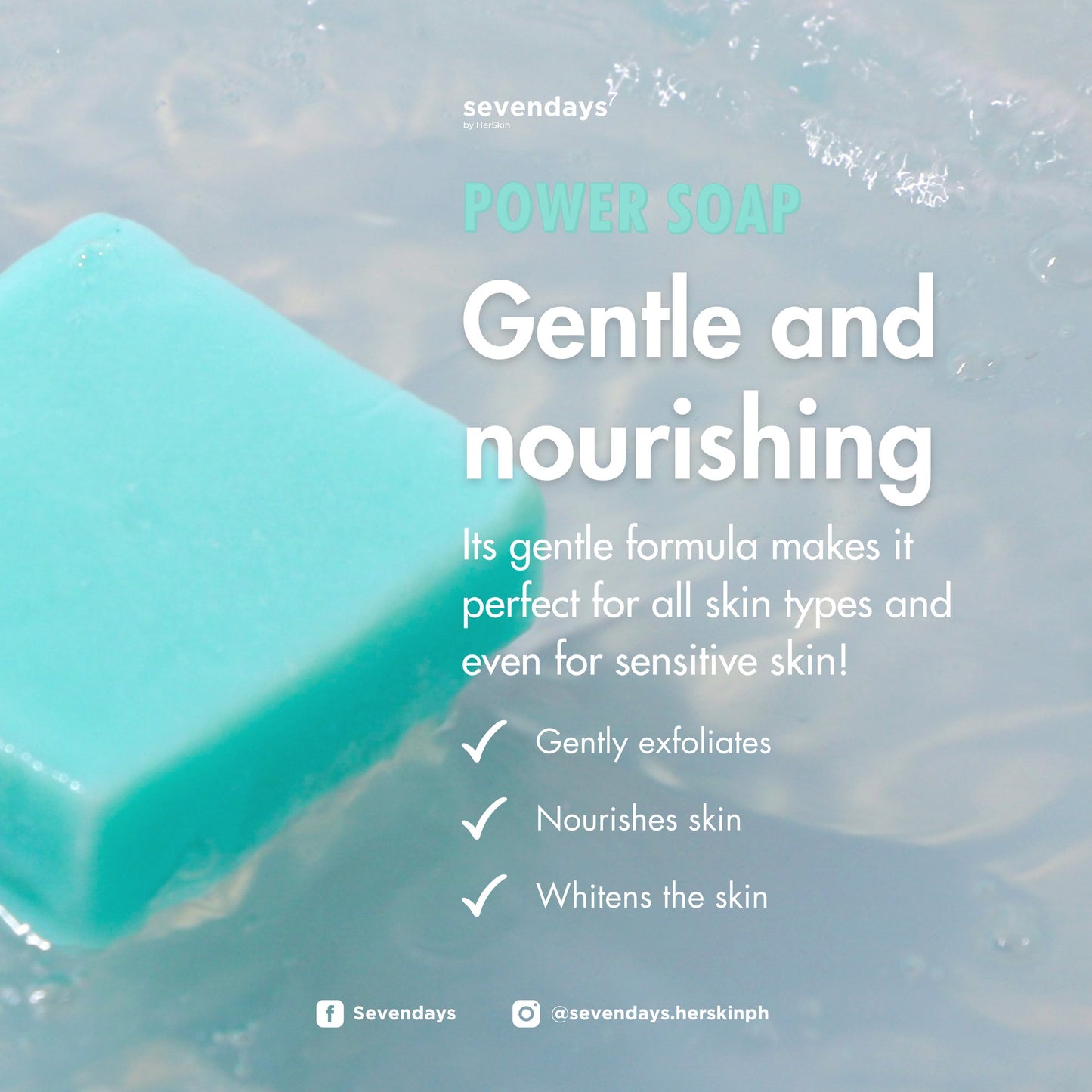 HerSkin SevenDays Power Soap 80g