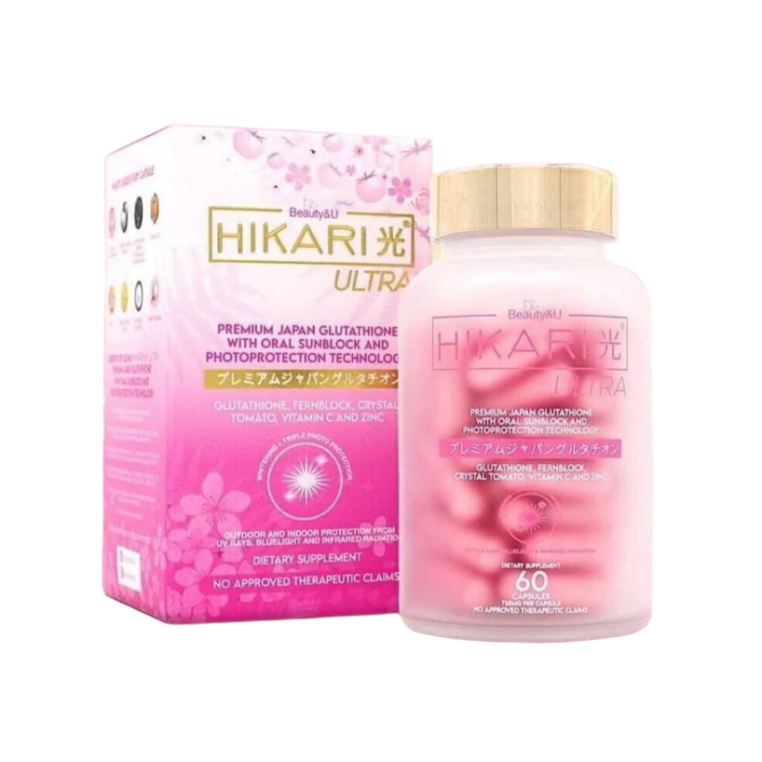 Hikari ULTRA Premium Japan Glutathione w Oral Sunblock Technology - 60 capsules