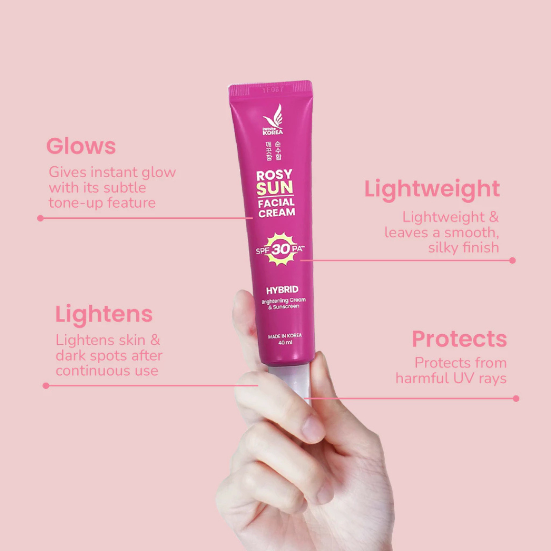 IWHITE KOREA Rosy Sun Facial Cream SPF30 PA++ 40ml