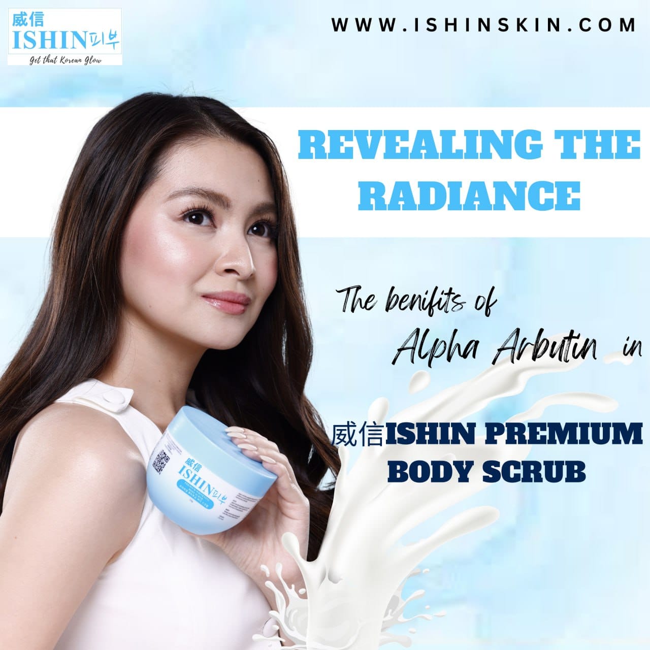Ishin Premium Whitening Body Scrub 250g