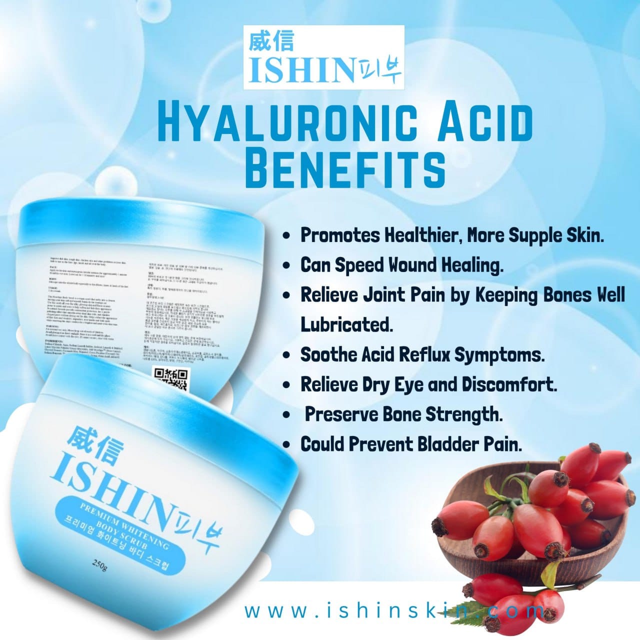 Ishin Premium Whitening Body Scrub 250g
