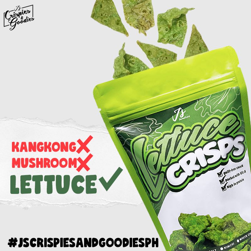 J's Crispy Lettuce Crisps (White Cheddar) 90g